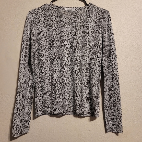 Carlisle Cheetah Print Long Sleeve Top - Picture 1 of 6